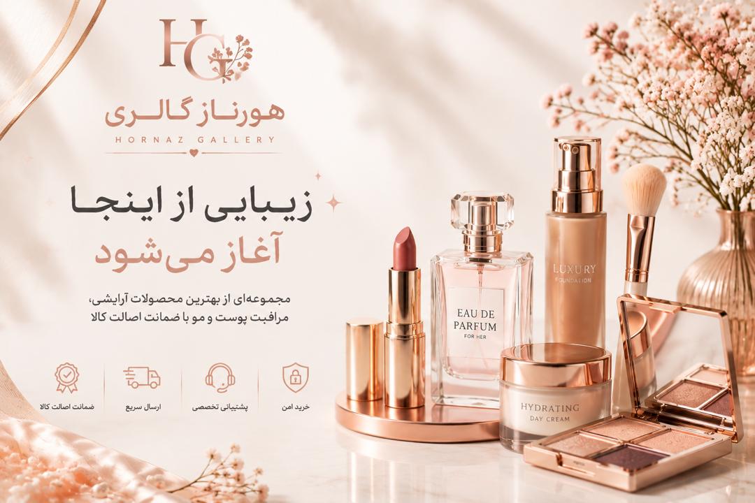 خرید لوازم آرایشی هورناز گالری